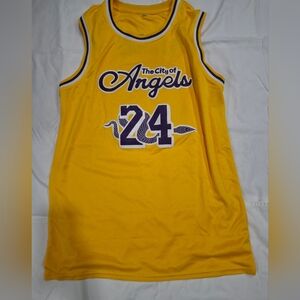 Yellow City of Angels Basketball Jersey